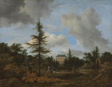 Country House in a Park, c. 1675. Creator: Jacob van Ruisdael.