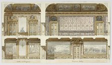 Projet de décors des appartements de l'Empereur et de l'Imperatrice au Château de Versailles. Creator: Gondoin (Gondouin), Jacques (1737-1818).