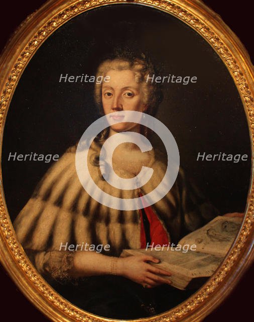 Portrait of Laura Bassi (1711-1778) , Mid of the 18th cen.. Creator: Vandi, Carlo (?-1768).
