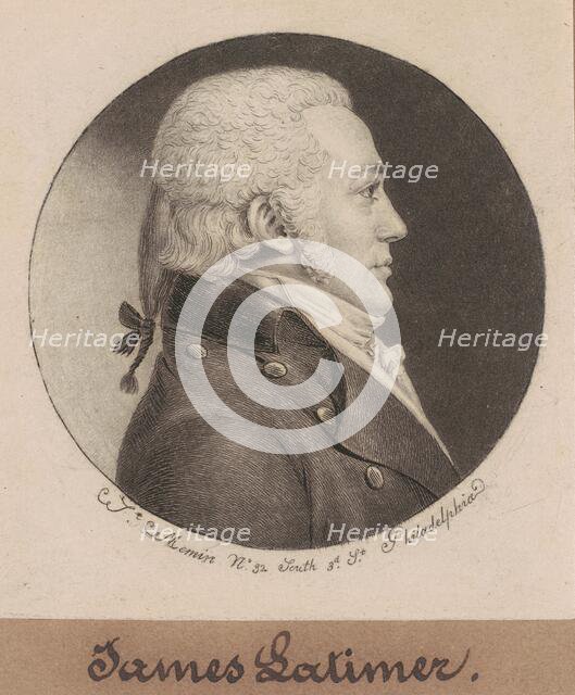 James Latimer, 1798. Creator: Charles Balthazar Julien Févret de Saint-Mémin.