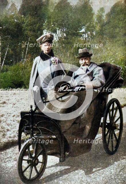 King George V and Queen Mary at Craigwell House, Aldwick, near Bognor Regis, c1930s (1936). Creator: Unknown.