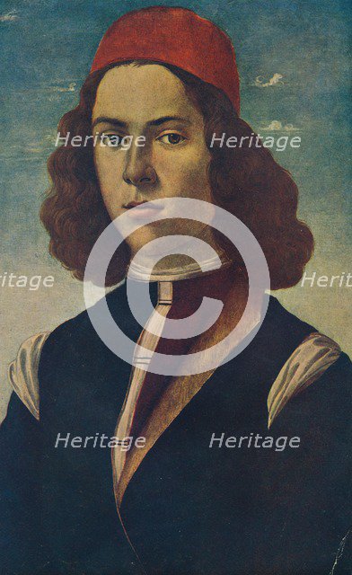 Portrait of a Young Florentine Nobleman, c15th century, (1907). Artist: Sandro Botticelli