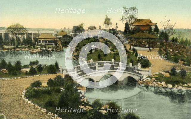 Garden of the Floating Isle, Coronation Exhibition, London, 1911. Creator: Unknown.