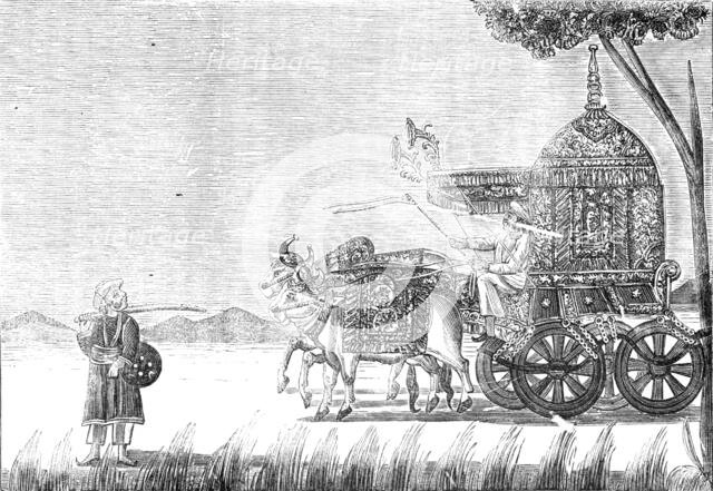 Native King's Carriage, 1857. Creator: Unknown.