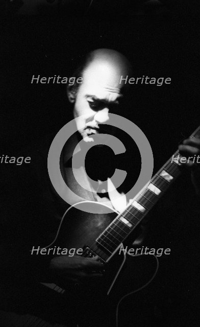 Joe Pass, American virtuoso jazz guitarist, Ronnie Scott's, 1980. Artist: Brian O'Connor.