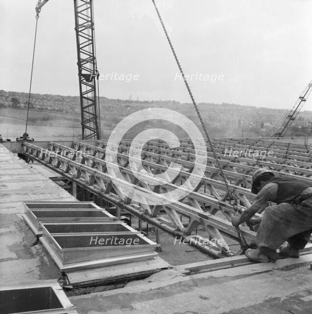 County High School, Gedling Road, Arnold, Gedling, Nottinghamshire, 12/09/1958. Creator: John Laing plc.
