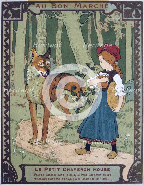 'Litttle Red Riding Hood', 19th century. Artist: Unknown