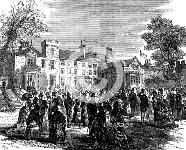 The Prince of Wales at Penrhos, near Holyhead, 1873. Creator: Unknown.