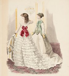 Bow-Bells, Paris Fashions, 1867. Creator: Unknown.