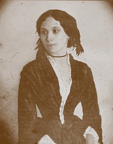 Elena Alexandrovna Denisyeva (1826-1864), ca 1860. Artist: Anonymous  
