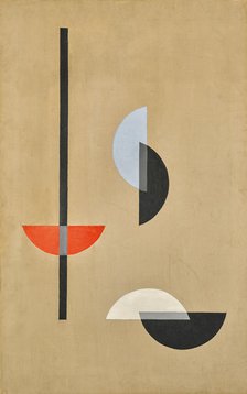 Segments, 1921. Creator: Moholy-Nagy, Laszlo (1895-1946).