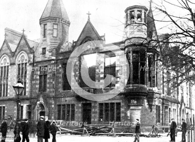 The Perth Municipal Buildings, destroyed by fire on January 23, 1895. Creator: Unknown.