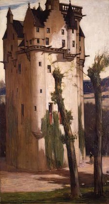 Craigievar, c1909. Creator: David Young Cameron.