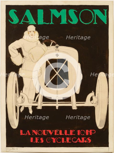 Salmson La Nouvelle 10HP Les Cyclecars. Creator: Vincent, René (1879-1936).