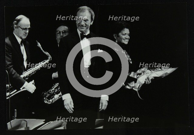 The Ted Heath Orchestra in concert at the Forum Theatre, Hatfield, Hertfordshire, 18 November 1983.  Artist: Denis Williams