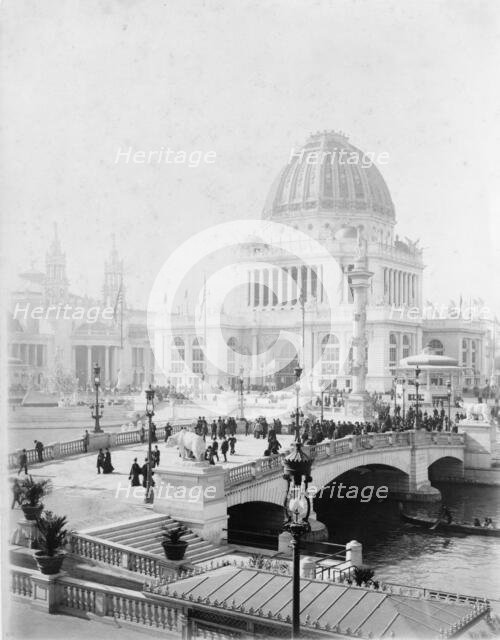 Exposition grounds, World's Columbian Exposition, Chicago, 1893. Creator: Frances Benjamin Johnston.