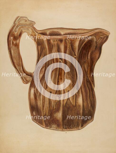 Pitcher, 1937. Creator: Giacinto Capelli.