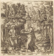 The Temptation of Christ, probably c. 1576/1580. Creator: Leonard Gaultier.