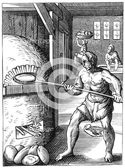 Baker, 16th century (1849).Artist: Jost Amman