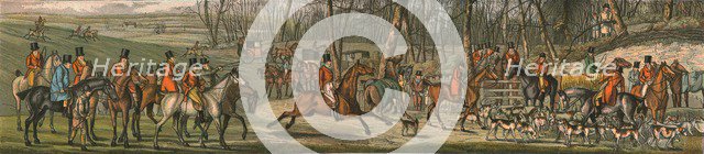 The Hunt - The Meet, 1820, (1890).  Artist: Henry Thomas Alken.