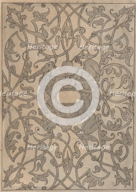 Copies after the 'Livre contenant passement de moresques' (plate 5), 19th century (?). Creator: Jacques Androuet Du Cerceau.