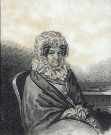Portrait of Kleopatra Petrovna Nashchokina (1767-1828), née Nelidova, 1820s. Creator: Hampeln, Carl, von (1794-after 1880).