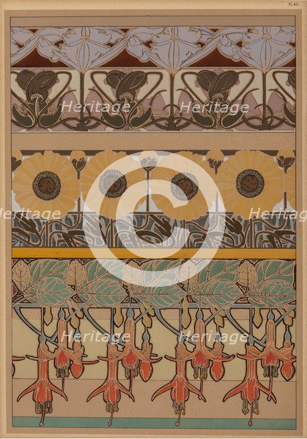 Textile design, c. 1900.