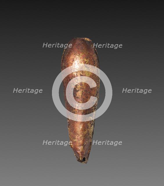 Teardrop-Shaped Bead, 1980-1801 BC. Creator: Unknown.