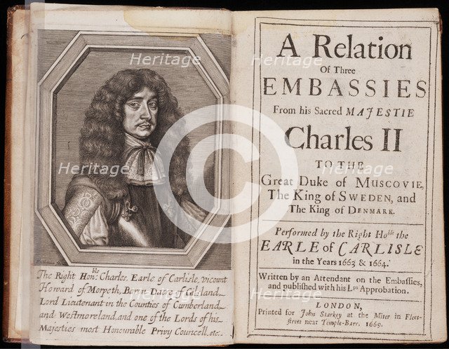 Charles Howard, 1st Earl of Carlisle, 1669. Artist: Faithorne, William (1616-1691)