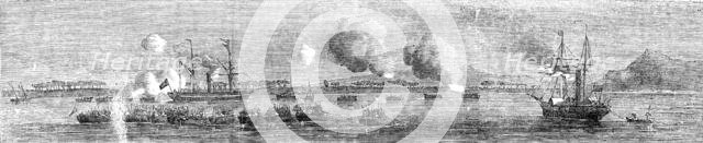 The Persian Expedition - 64th Regiment and Bombay (4th) Rifles, the "Bombay" Steamer..., 1857. Creator: Unknown.