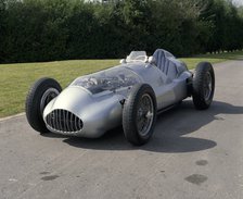 A 1938 Mercedes W165. Artist: Unknown