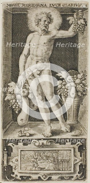 Noon, plate two from The Four Parts of the Day, n.d. Creator: Crispijn de Passe I.