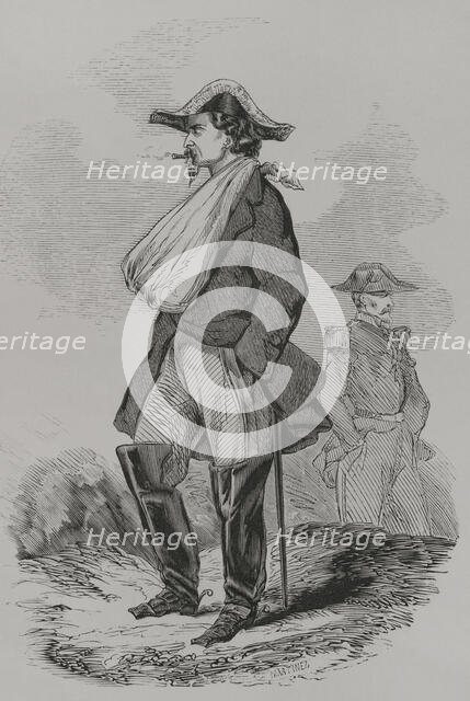 General Canrobert at the Battle of Inkermann (5 November 1854), 1856. Creator: Martinez.