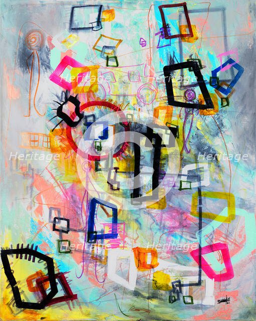 Abstract Art 117. Creator: Bandji Fall.