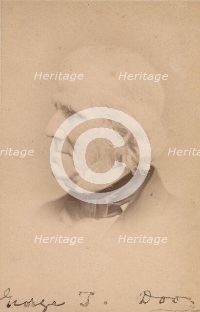 George Thomas Doo, 1860s. Creator: John & Charles Watkins.