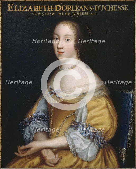 Élisabeth Marguerite d'Orléans (1646-1696), Duchess of Guise, ca 1665. Creator: Anonymous.