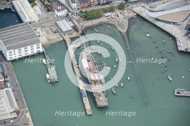 HMS Warrior at Portsmouth Dockyard, City of Portsmouth, 2018. Creator: Damian Grady.