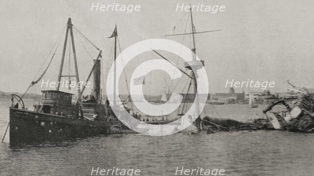 The American steamship tug "Right Arm", Havana, Cuba, 1898.  Creator: Unknown.