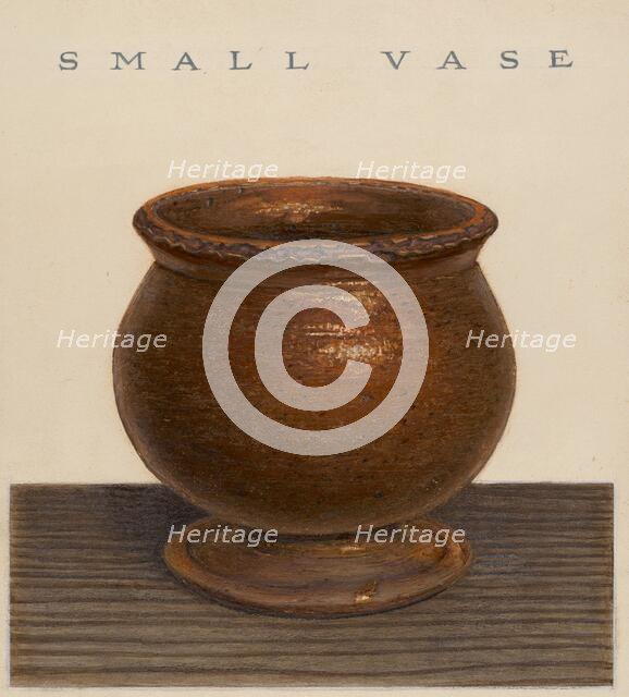 Small Vase, c. 1939. Creator: Guido Metelli.