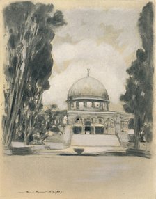'Mosque of Omar, Jerusalem', 1903. Artist: Mortimer L Menpes.