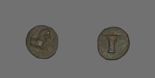 Coin Depicting a Horse, 320-250 BCE. Creator: Unknown.