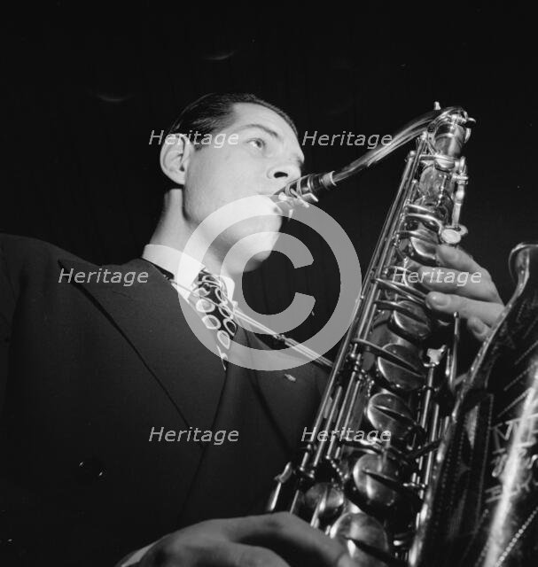 Portrait of Tex Beneke, New York, N.Y.(?), ca. Jan. 1947. Creator: William Paul Gottlieb.