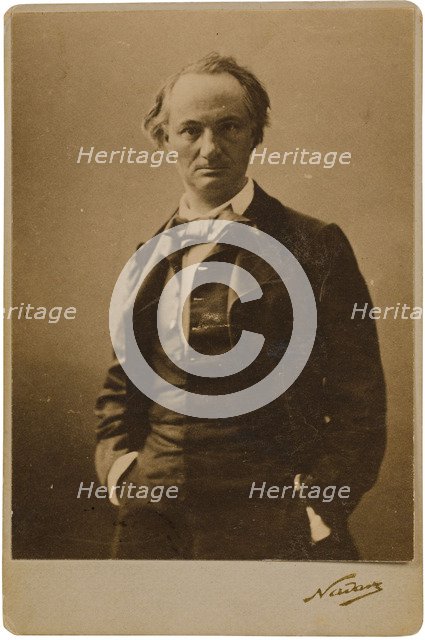 Charles Baudelaire (1821-1867) Artist: Nadar, Félix (1820-1910)