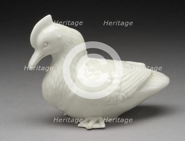 Okimono in the Form of a Crested Duck, 19th century. Creator: Unknown.