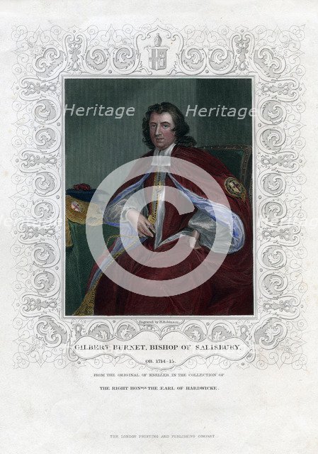 Gilbert Burnet, Scottish theologian and historian, (19th century). Artist: H Robinson