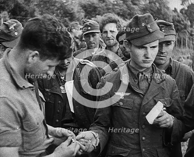 German Prisoners of War, Somewhere in Italy, 1943-1944. Creator: British Pathe Ltd.
