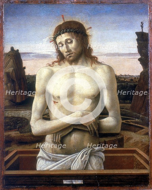 'Christ in the Tomb', 1460. Artist: Giovanni Bellini