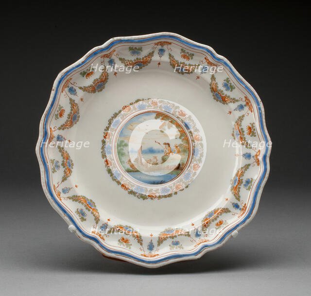 Plate, Moustiers-Sainte Marie, 1739/49. Creator: Moustiers Manufactories.