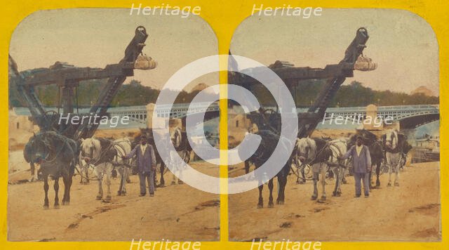 Quai des Tuileries Paris, about 1870. Creator: Unknown.