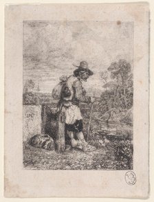 A Beggar, 1833-38. Creator: Alexandre Gabriel Decamps.